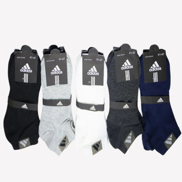 CraamFit Branded A-d-i-d-a-s Ankle Socks (pack of 5)