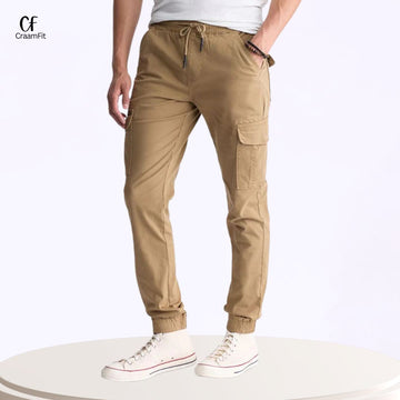 Dark-Beige Cargo TROUSER