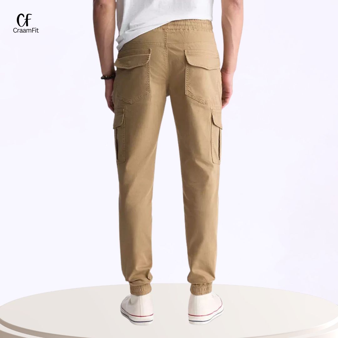 Dark-Beige Cargo TROUSER