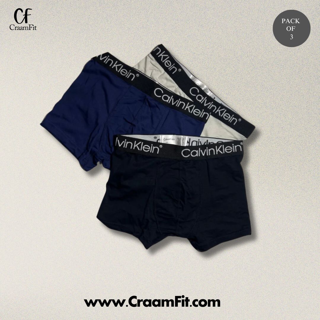 CraamFit Branded C-a-l-v-i-n K-a-l-i-n Boxer (Pack Of 3)