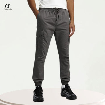 GREY CARGO TROUSER