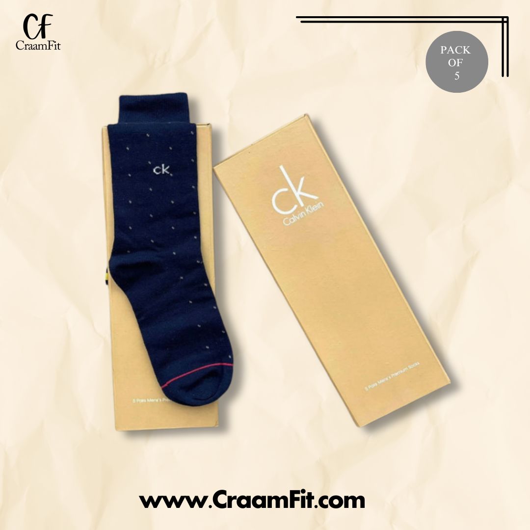 CraamFit branded  C-a-l-v-i-n K-l-e-i-n  Full Socks (Pack Of 5)