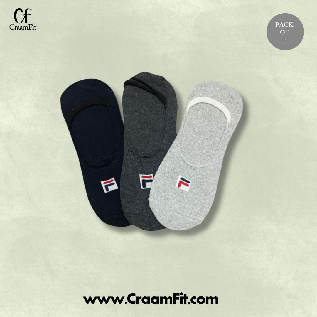 CraamFit branded F-i-l-a Inner Socks (Pack Of 3)