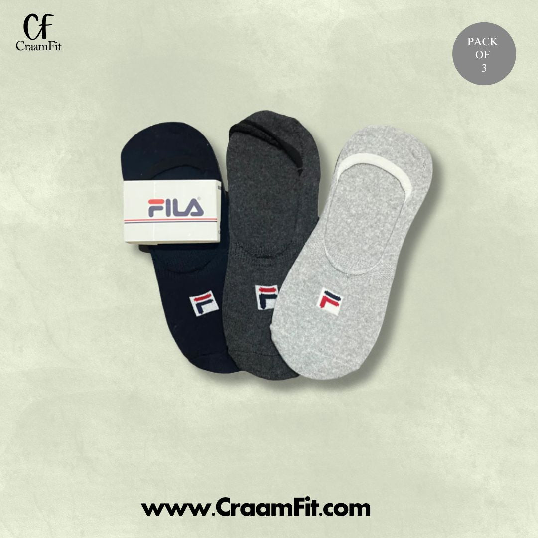 CraamFit branded F-i-l-a Inner Socks (Pack Of 3)