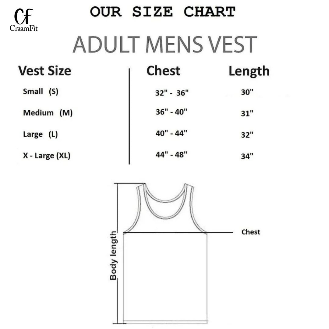 CraamFit Premium L-e-v-i-s Vest (Pack Of 2)