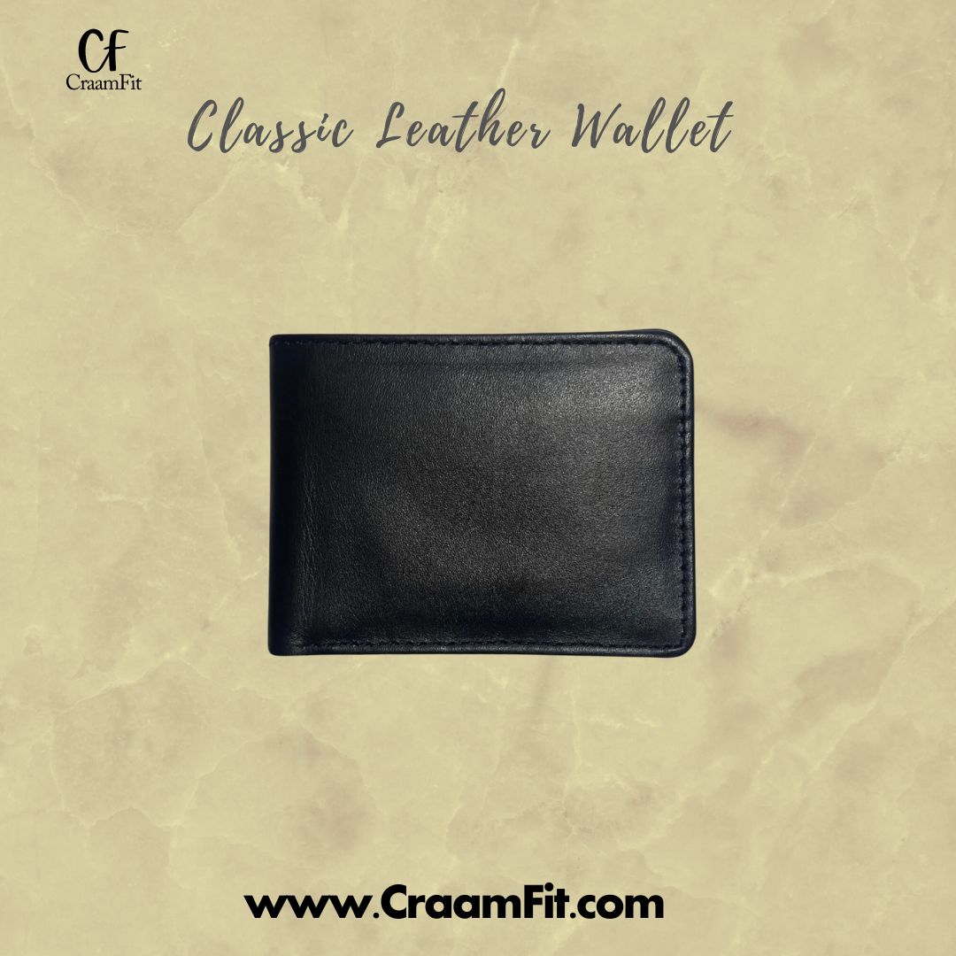 Classic Leather Wallet (Black)