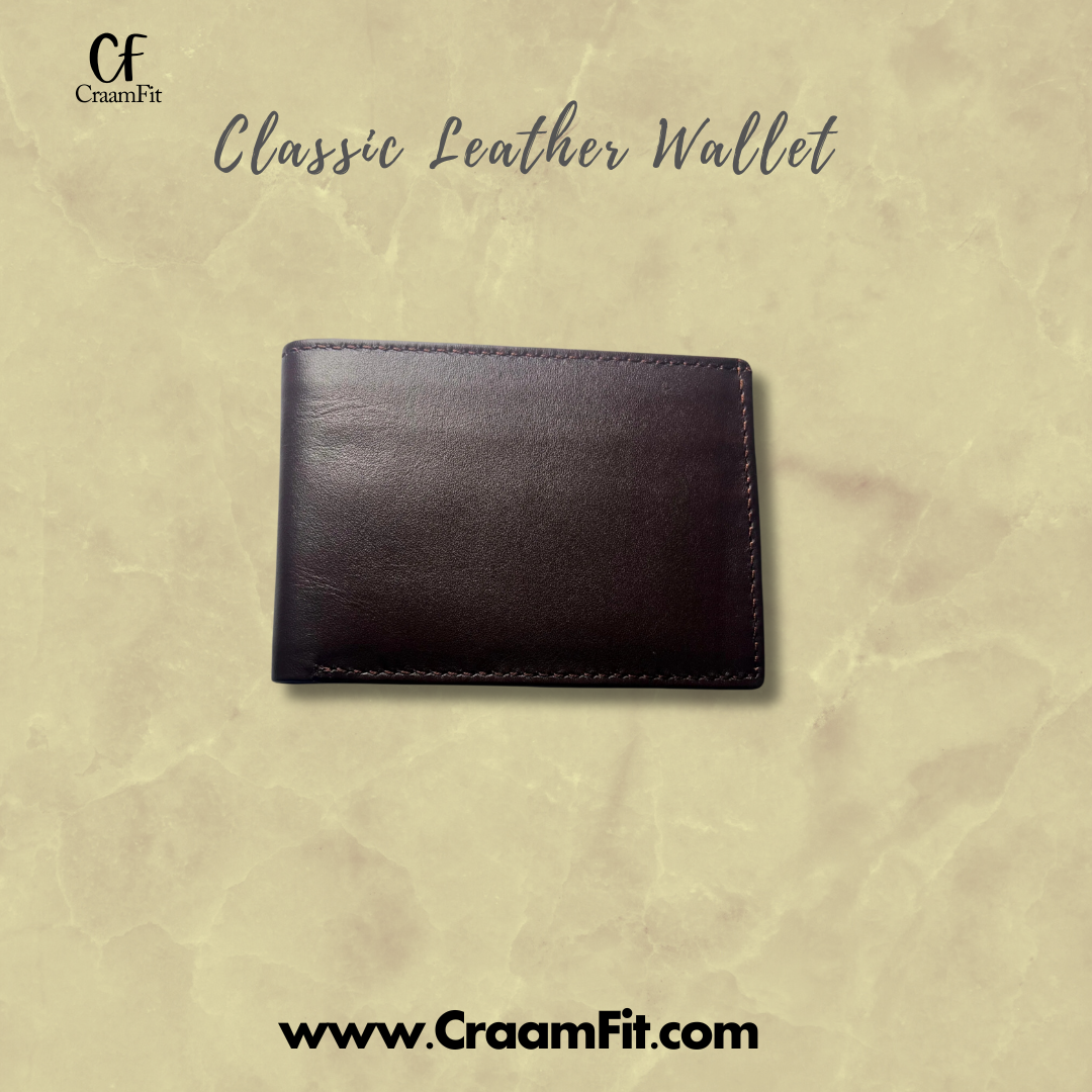 Classic Leather Wallet (Mocha Brown)