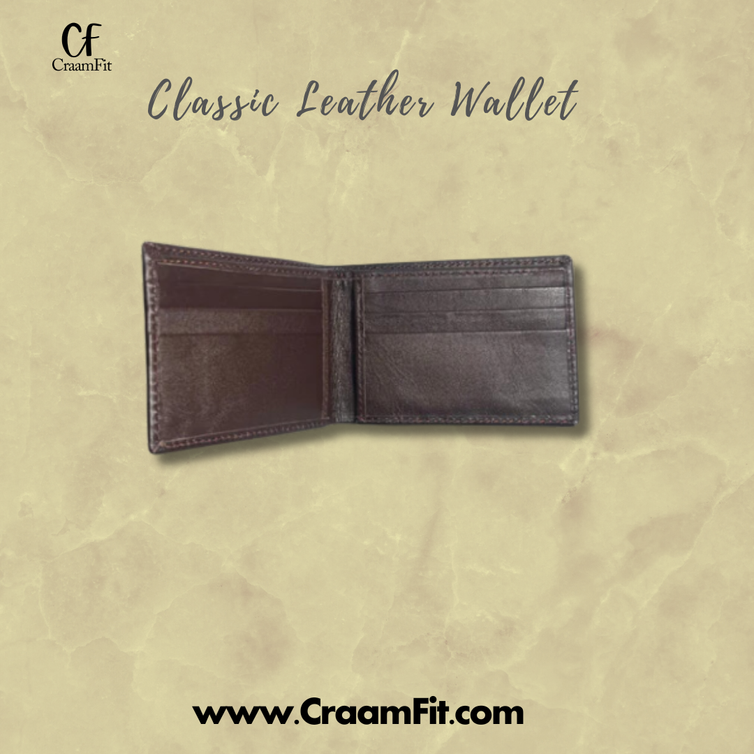 Classic Leather Wallet (Mocha Brown)