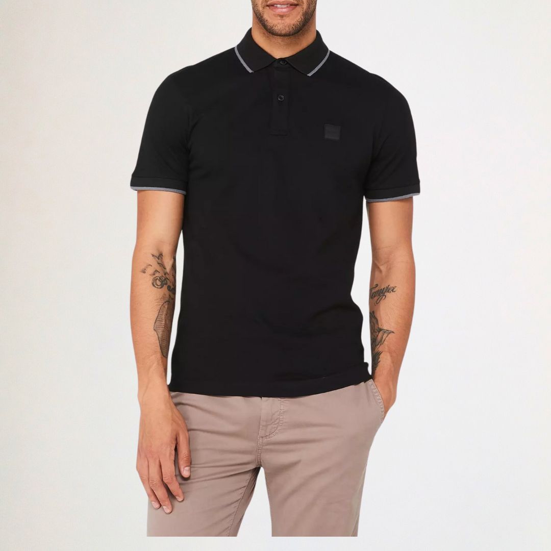 BLACK POLO SHIRT