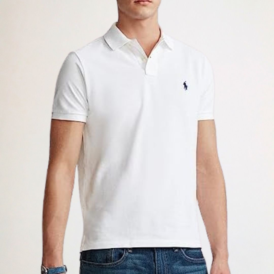 WHITE POLO SHIRT