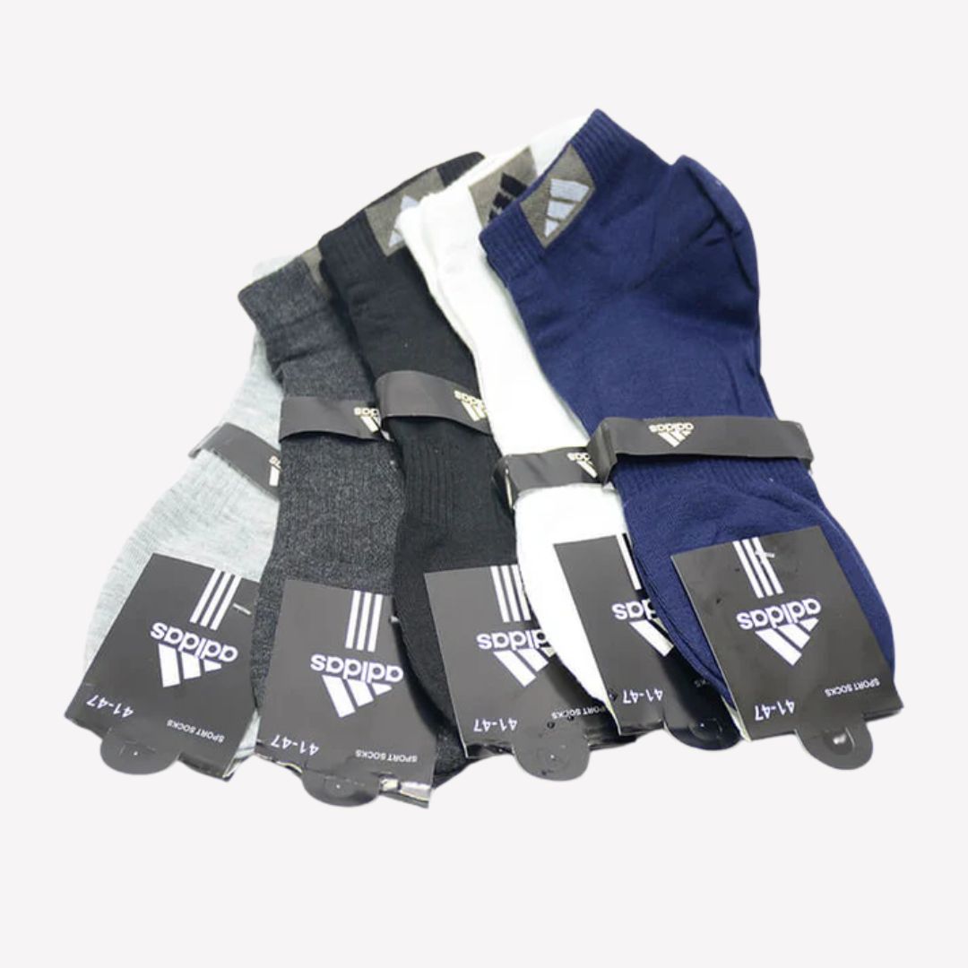 CraamFit Branded A-d-i-d-a-s Ankle Socks (pack of 5)
